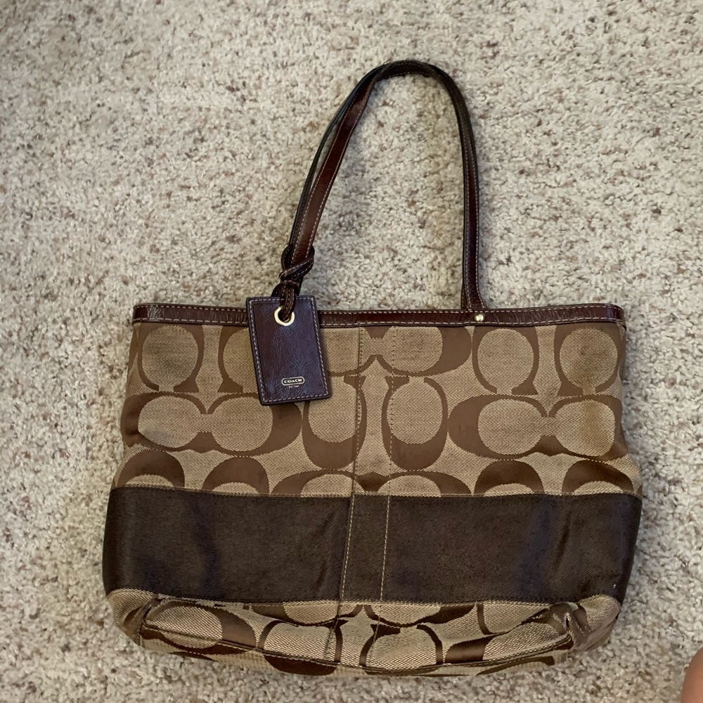 Classic authentic coach purse